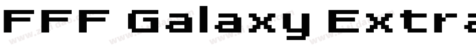 FFF Galaxy Extra Bold Extended字体转换
